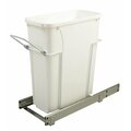 Knape & Vogt Kv Fescb9 1 20wh Soft Close Bottom Mount Waste Bins Single Bin 20qt White 8-3/4 in. W SCB9-1-20WH